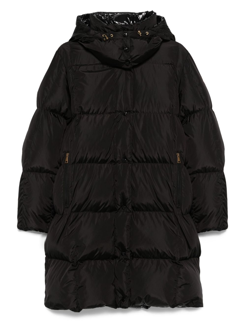 Moncler
piumino lungo nero con cappuccio