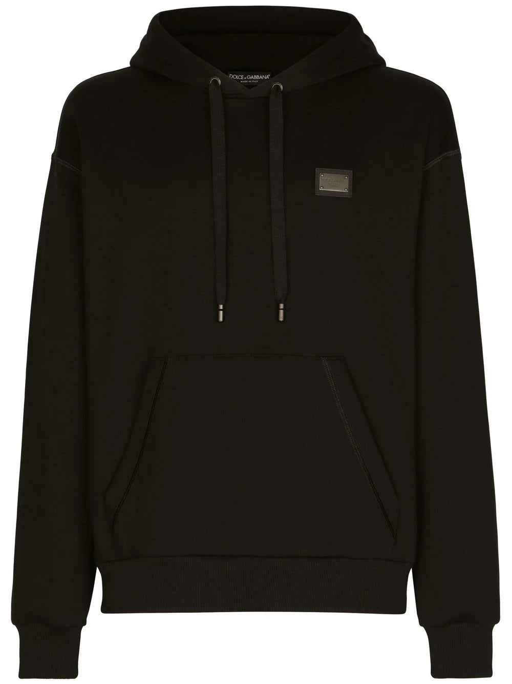 DOLCE & GABBANA
Felpa nera in cotone