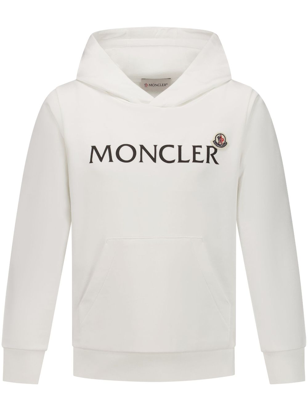 Moncler Enfant
Felpa in cotone con logo e cappuccio