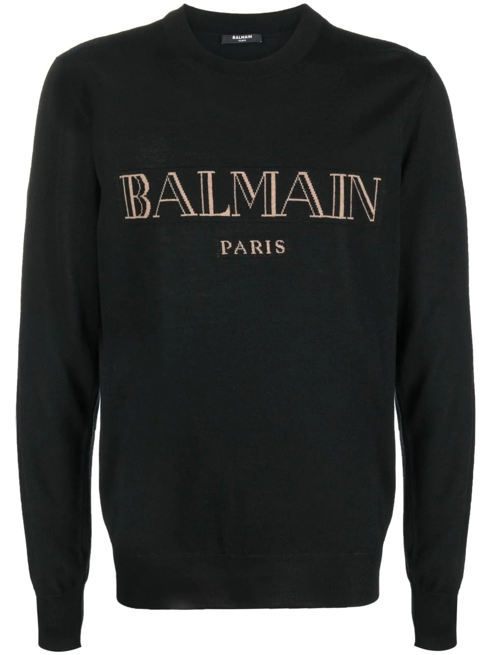 BALMAIN Maglioncino in lana nera