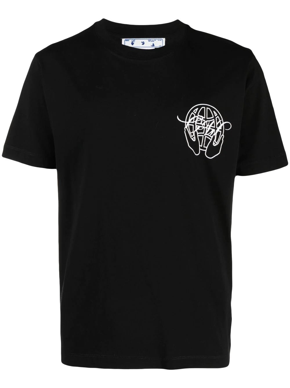 OFF WHITE T-shirt in cotone nero