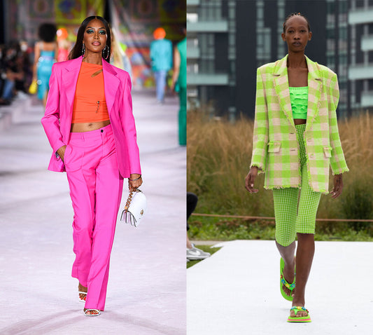 The bright and neon showcase from SS 2022 Milan Fashion Week.