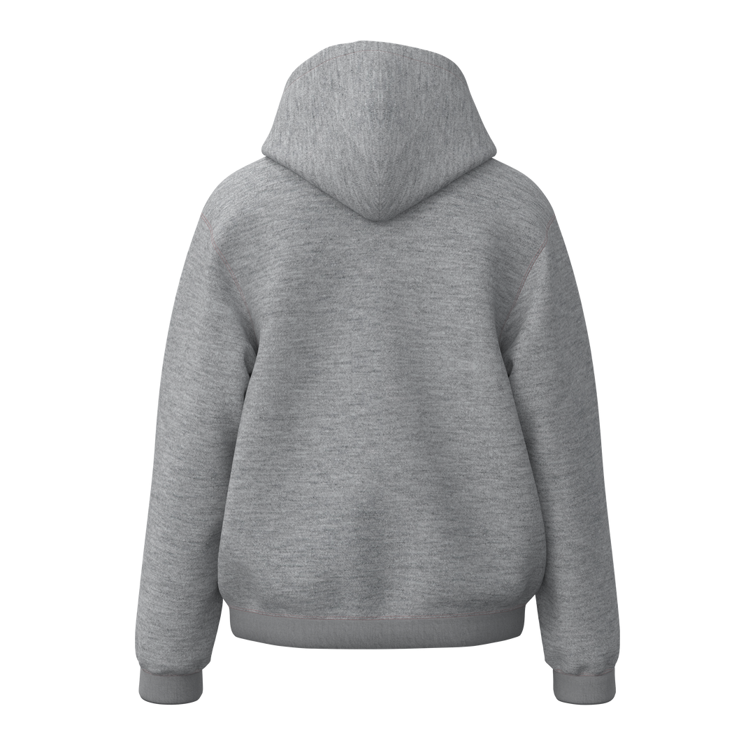 Les Rabais Milano Felpa con logo lato cuore grey
