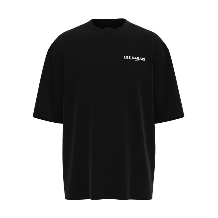 Les Rabais Milano T-Shirt con logo lato cuore