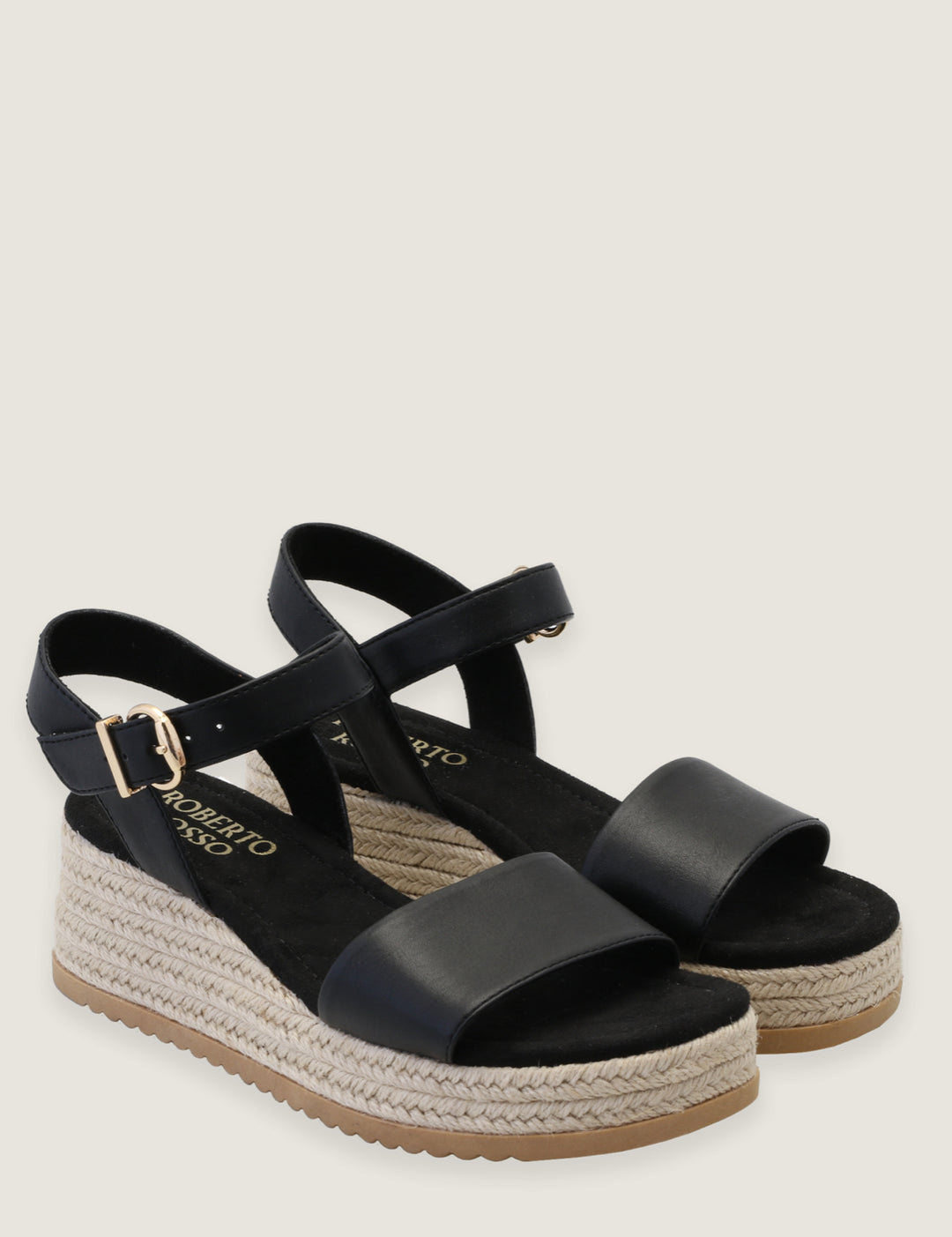 LILI WEDGE SANDAL COGNAC
Espadrille Wedge Sandaler