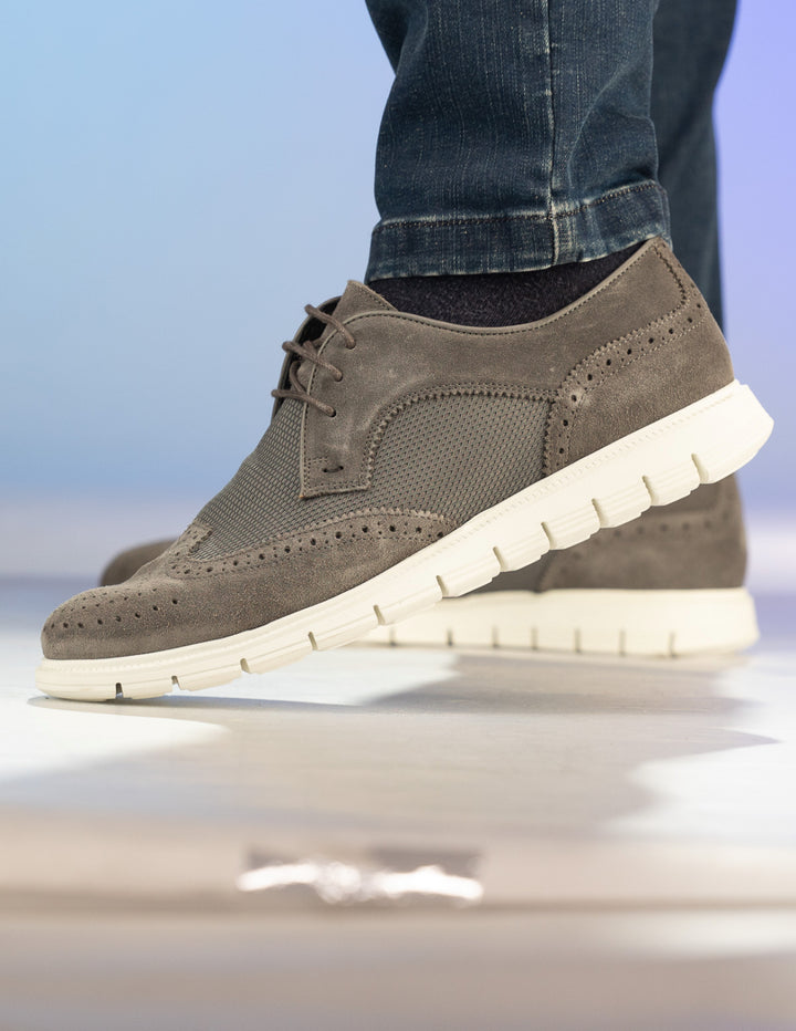Gregers – Sport Brogue Grey Mesh