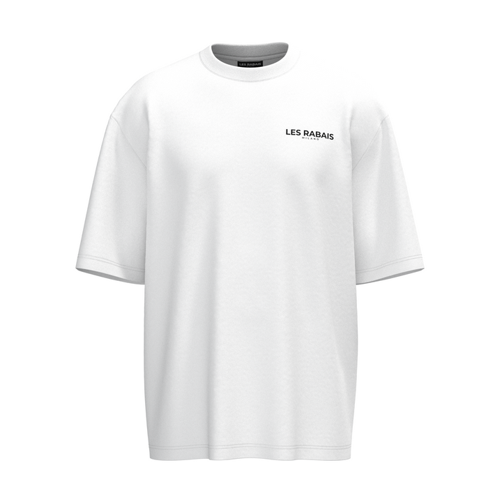 Les Rabais Milano T-Shirt con logo lato cuore