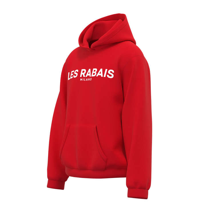Les Rabais Milano Felpa big logo red