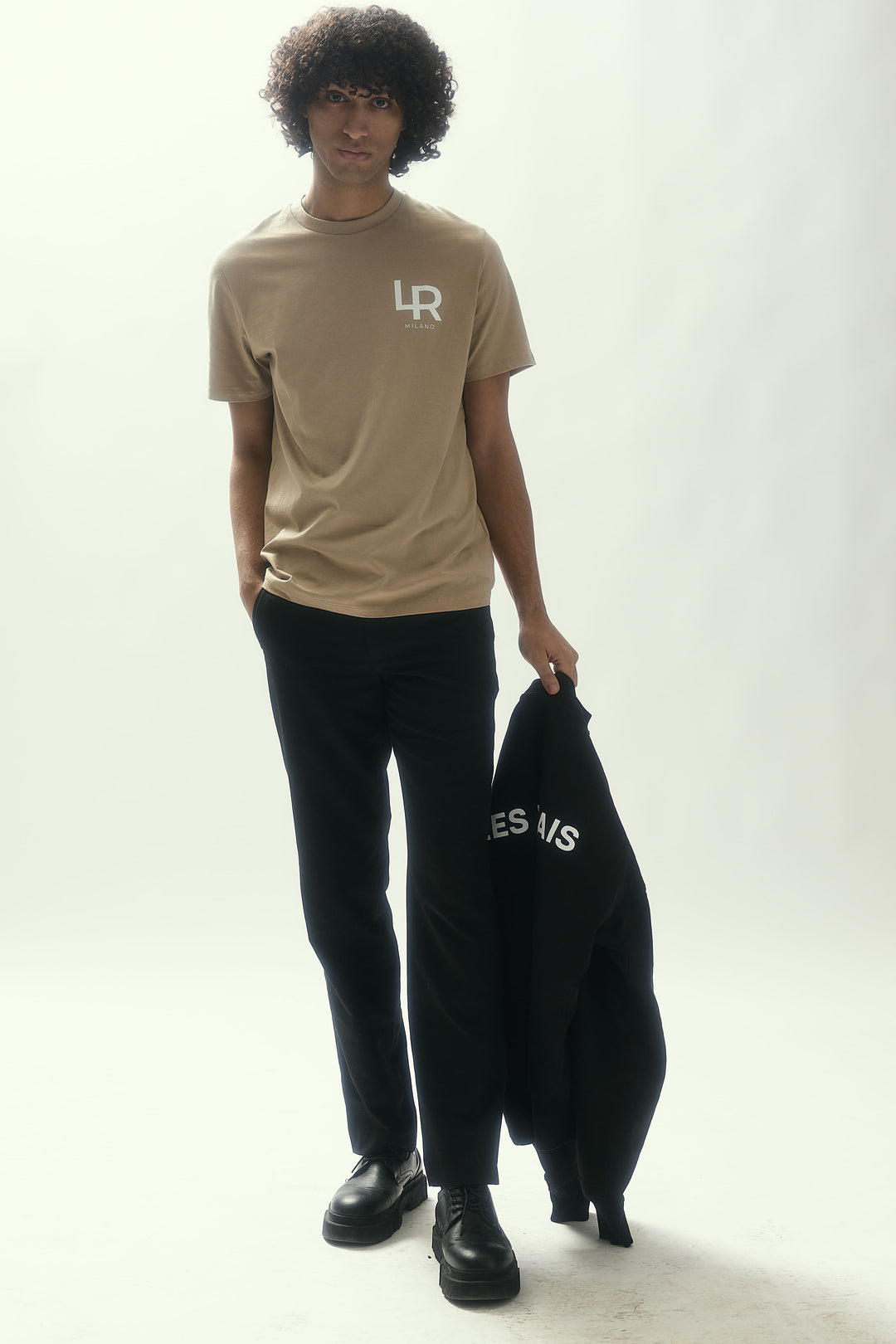 T-Shirt Les Rabais con logo LR