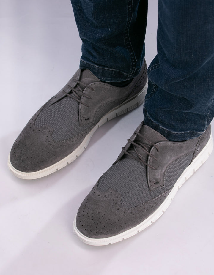 Gregers – Sport Brogue Grey Mesh