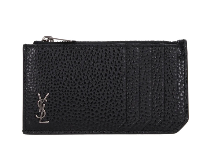Saint Laurent portafoglio in pelle nera