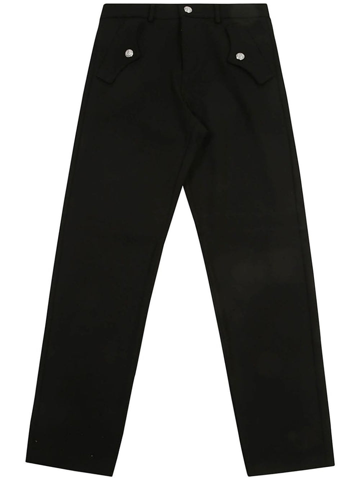 Balmain Kids
pantaloni dritti con bottoni logati