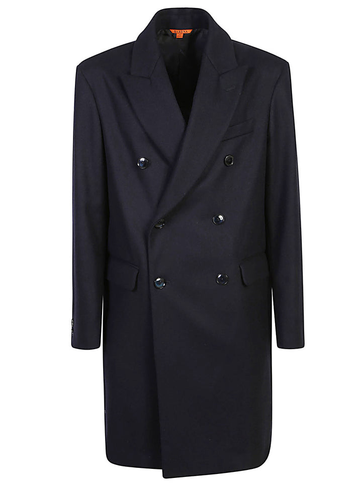 Cappotto doppiopetto in lana Barena
