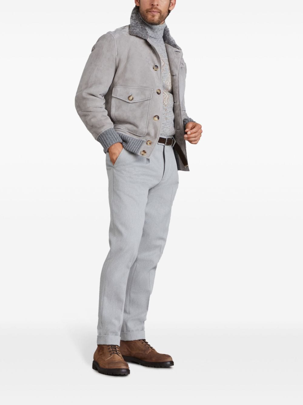 Brunello Cucinelli
Maglione con intarsi