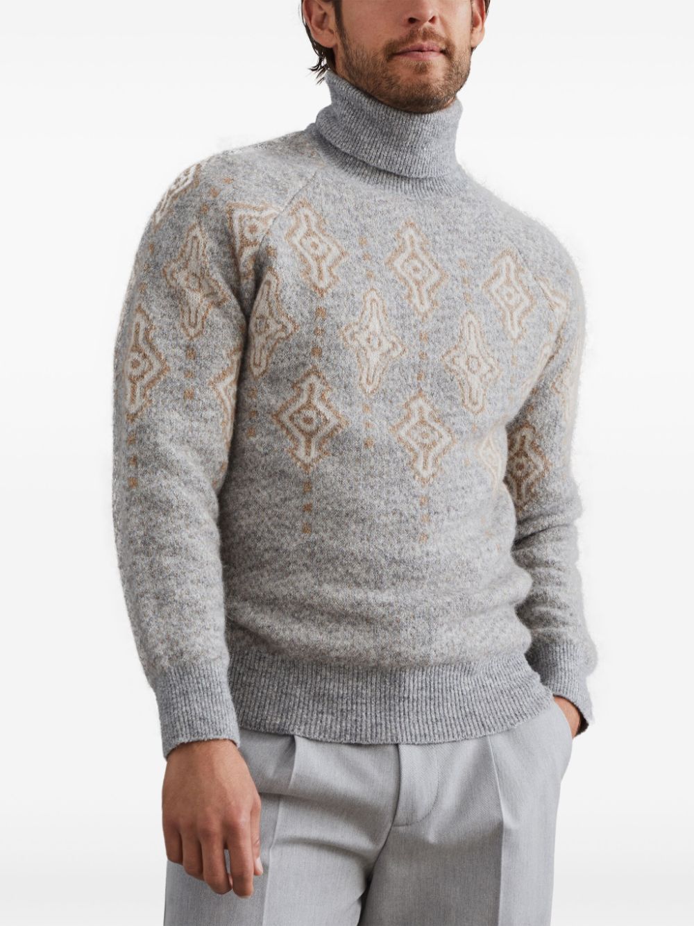 Brunello Cucinelli
Maglione con intarsi