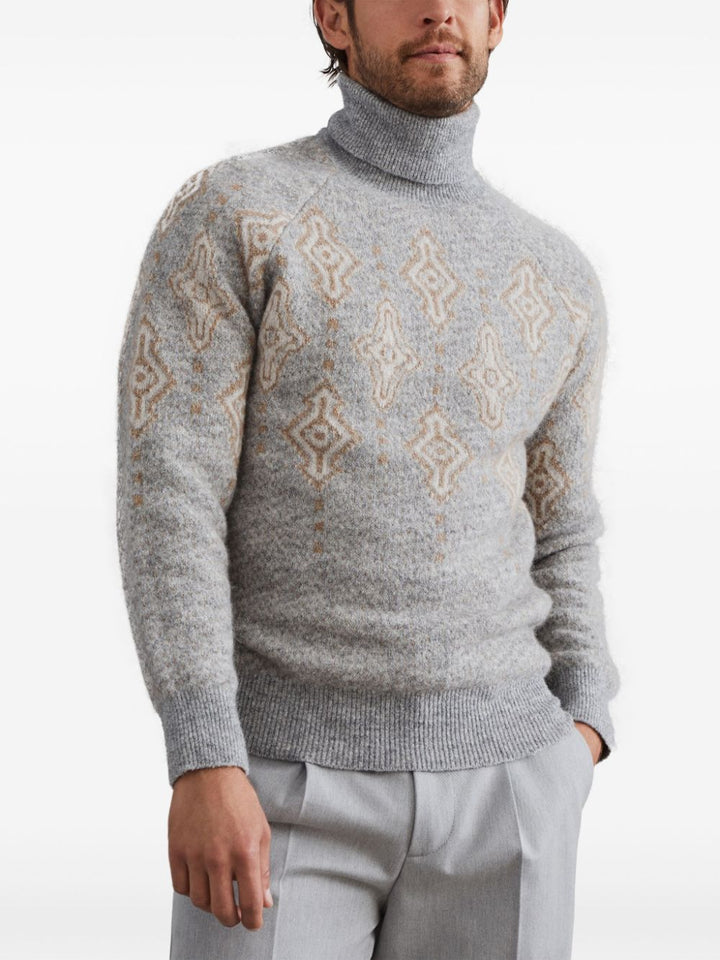 Brunello Cucinelli
Maglione con intarsi