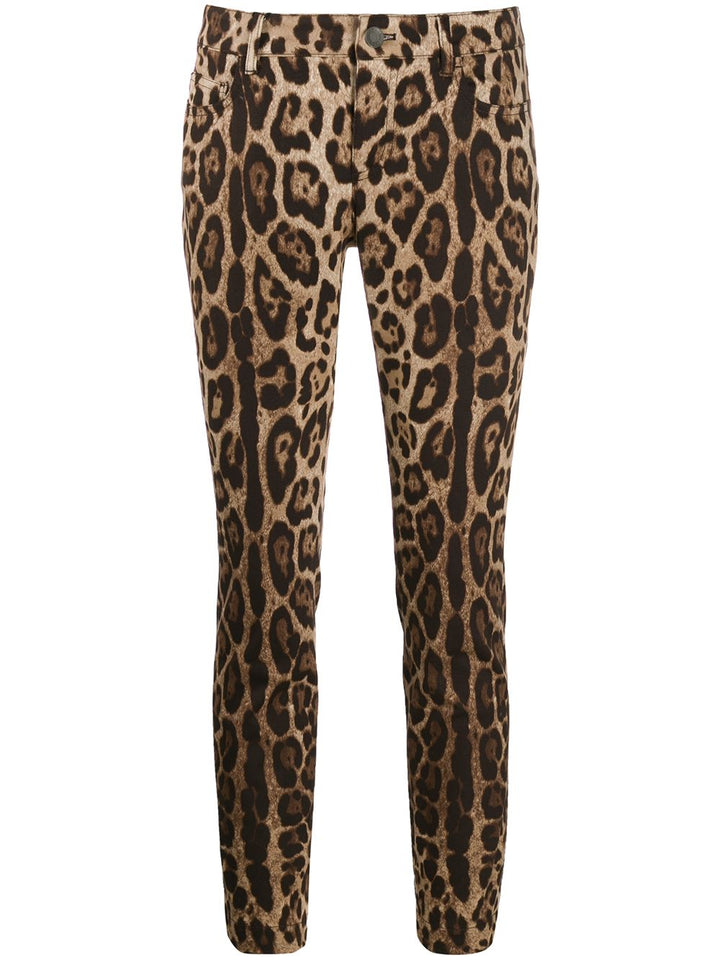 Dolce & Gabbana
Jeans crop con stampa