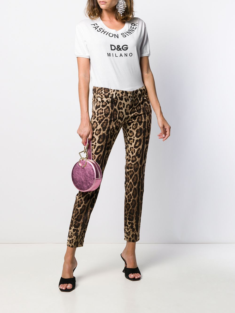 Dolce & Gabbana
Jeans crop con stampa