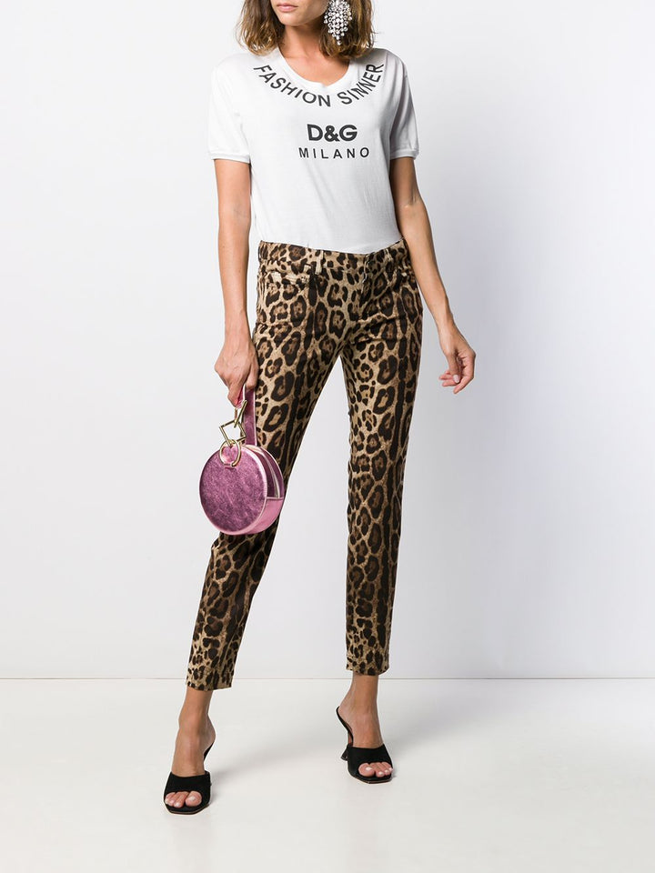 Dolce & Gabbana
Jeans crop con stampa