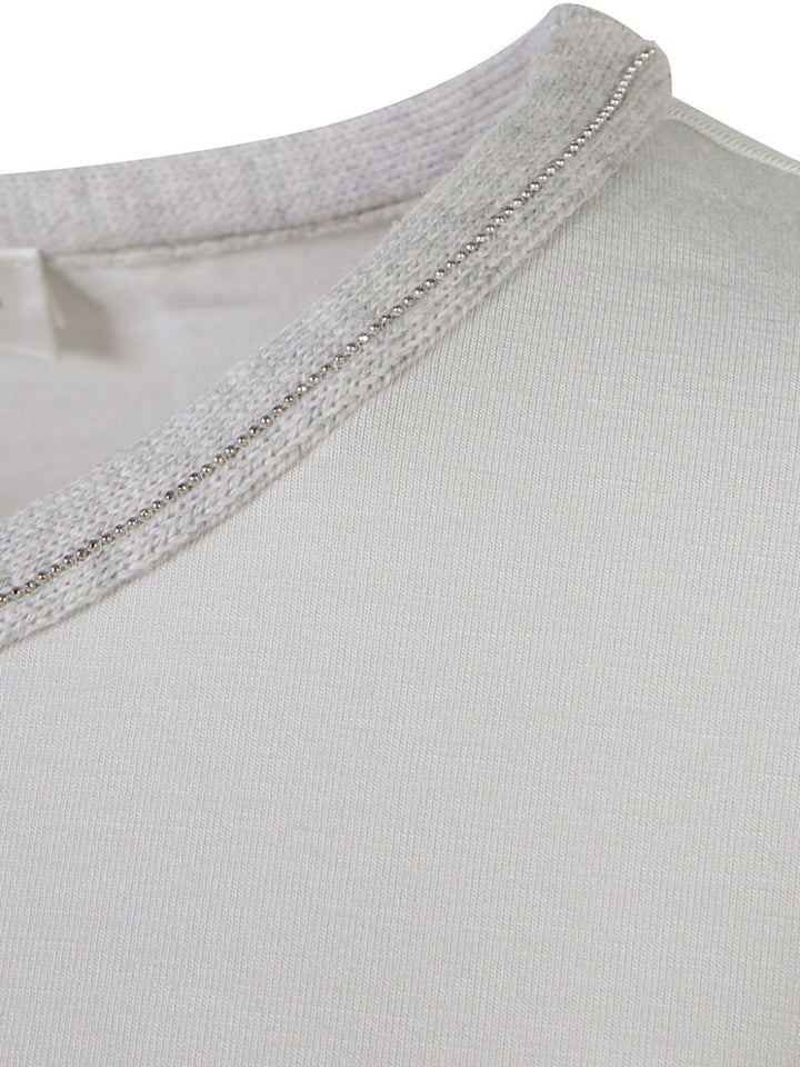 Le Tricot Perugia
T-shirt con scollo decorato