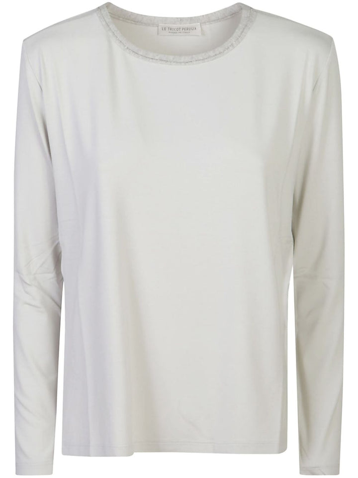 Le Tricot Perugia
T-shirt con scollo decorato