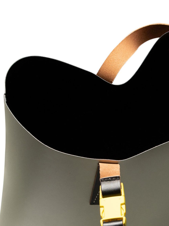 Marni
borsa tote in pelle con stampa logo