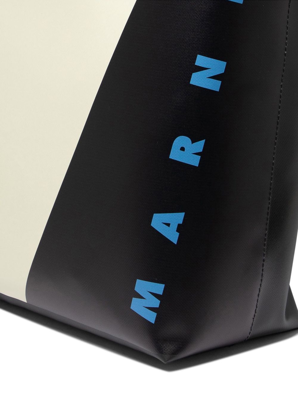 Marni
borsa tote in pelle con stampa logo