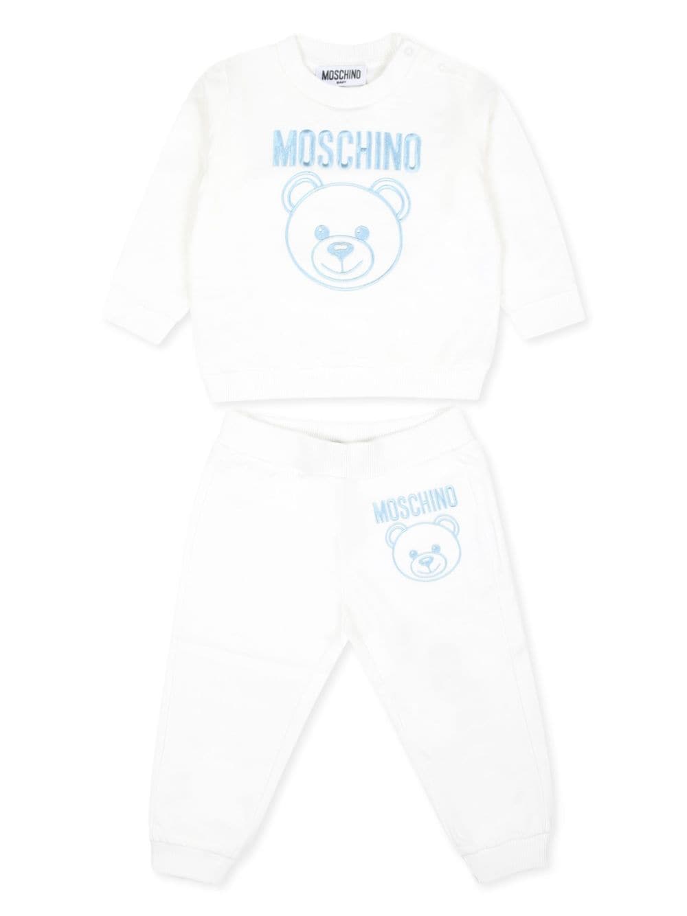 Moschino Kids
Tuta sportiva con ricamo Teddy Bear