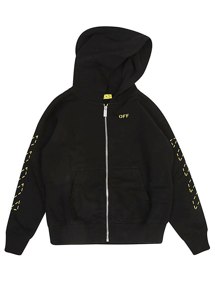 Off-White Kids
Felpa Arrow Stitch con cappuccio