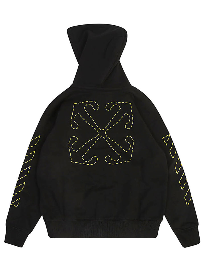 Off-White Kids
Felpa Arrow Stitch con cappuccio