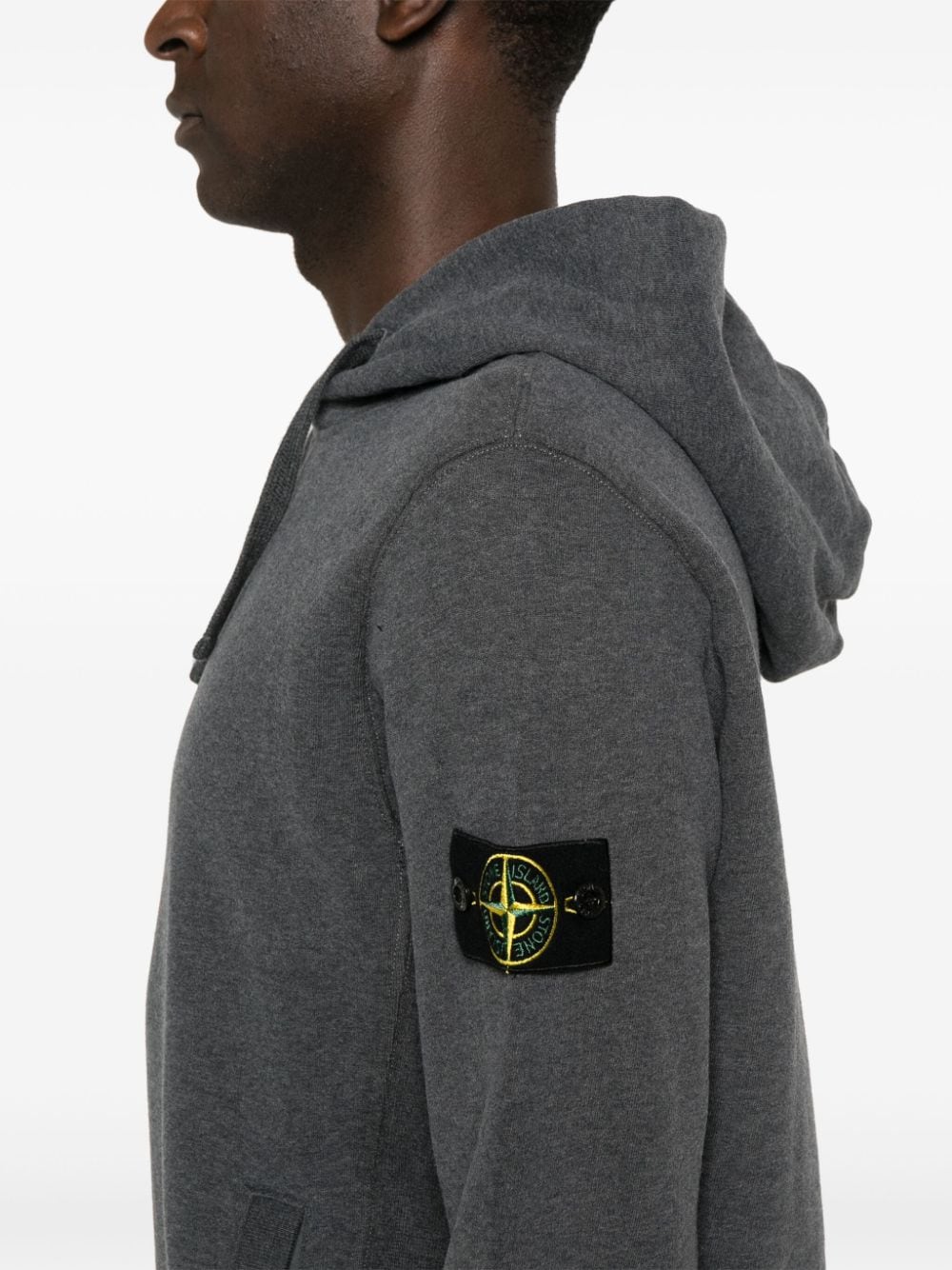 Stone Island
Felpa con applicazione Compass