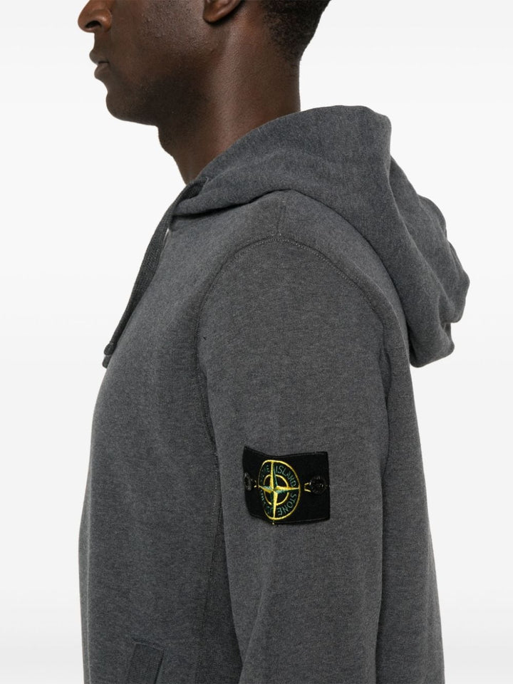 Stone Island
Felpa con applicazione Compass
