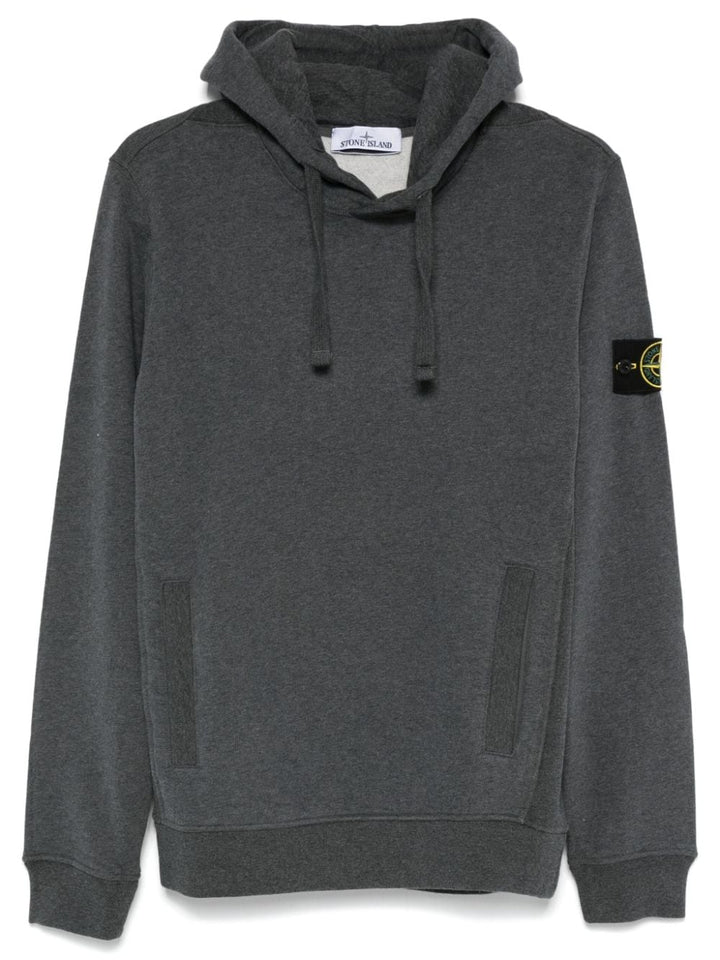 Stone Island
Felpa con applicazione Compass