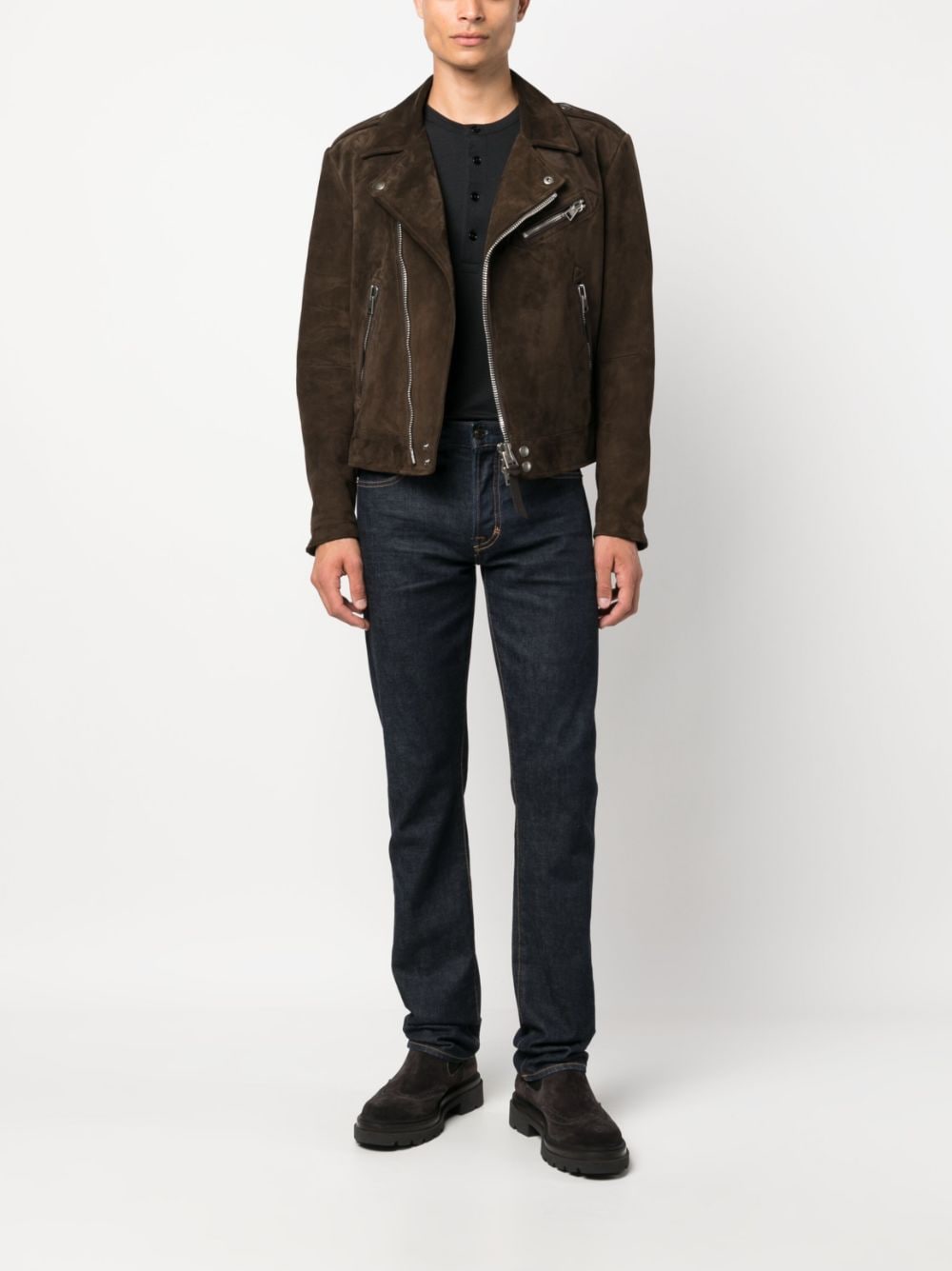 TOM FORD
T-shirt a maniche lunghe con bottoni
