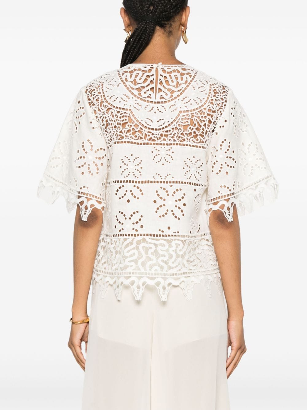 Ulla Johnson
Blusa Aria in pizzo sangallo