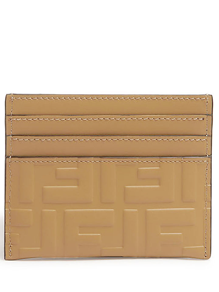 Card Case FF Diamonds
Porta carte piatto in pelle FF marrone chiaro