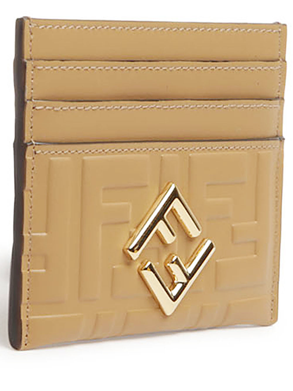 Card Case FF Diamonds
Porta carte piatto in pelle FF marrone chiaro