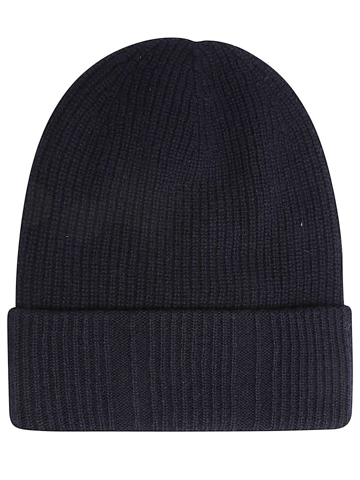 Beanie
Cappello in lana e cashmere blu