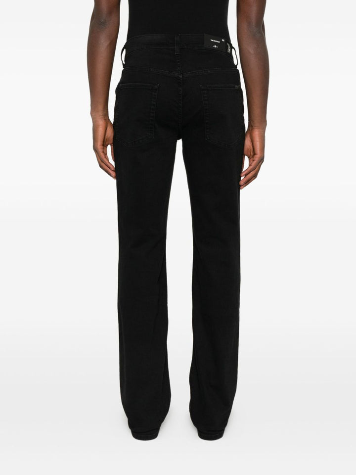 7 FOR ALL MANKIND 
Jeans nero cinque tasche gamba regolare