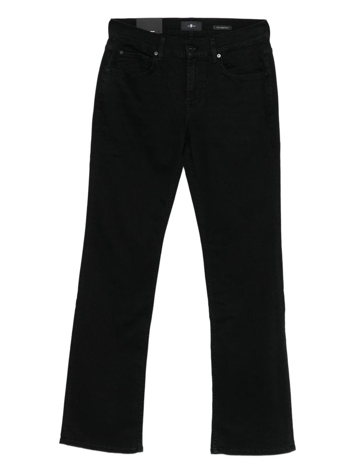 7 FOR ALL MANKIND 
Jeans nero cinque tasche gamba regolare