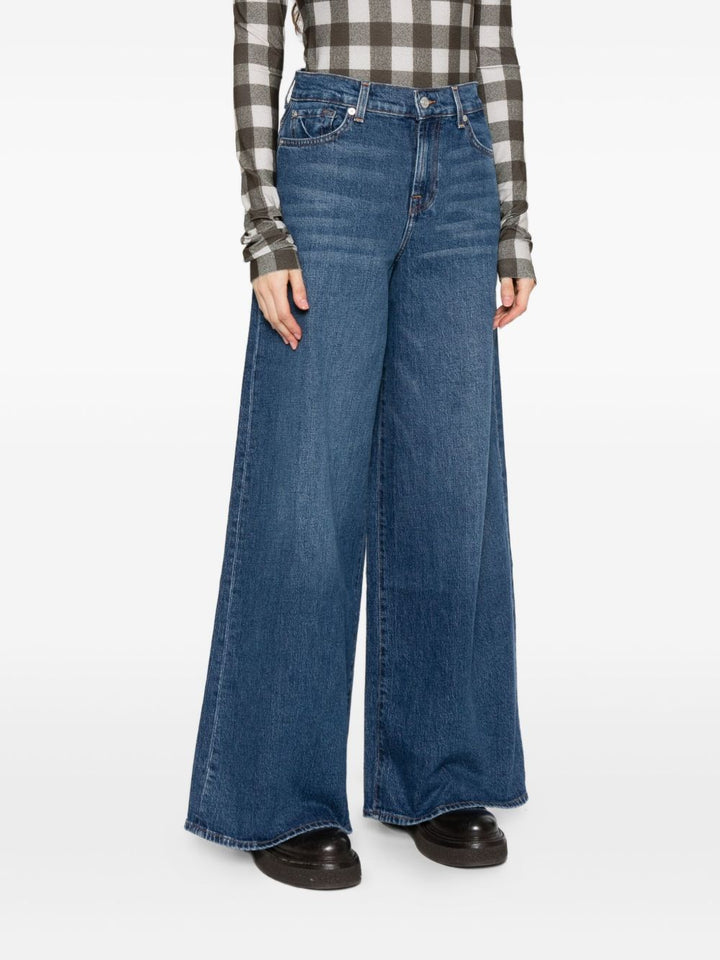 7 For All Man Kind Pantaloni blu a cinque tasche