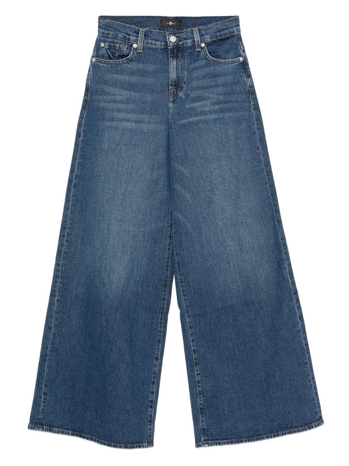 7 For All Man Kind Pantaloni blu a cinque tasche