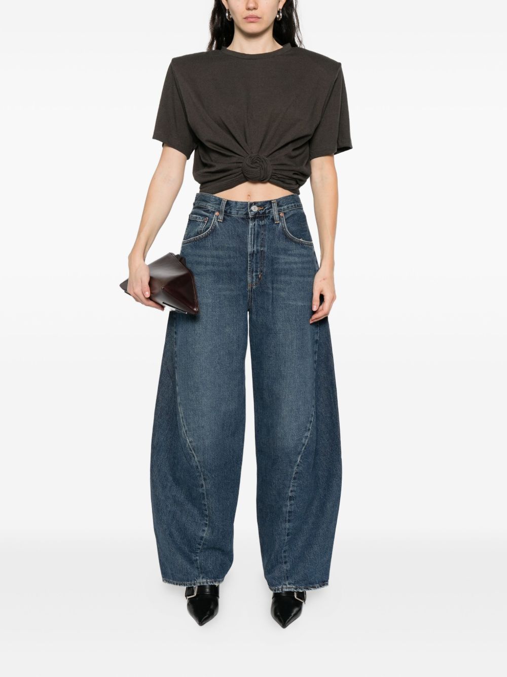 Agolde
Pantaloni a vita alta