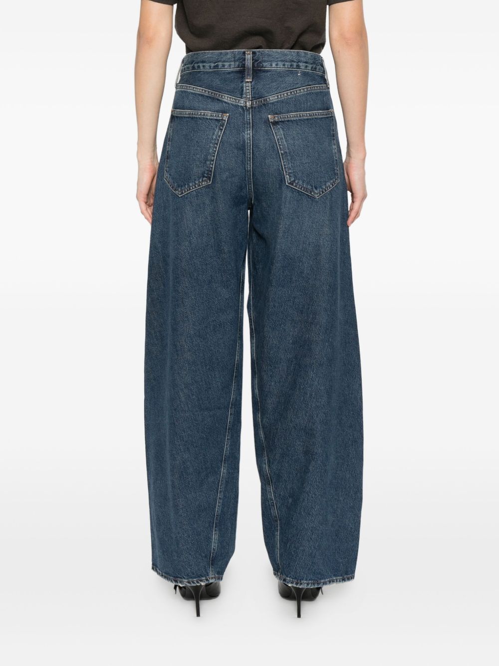 Agolde Pantaloni a vita alta