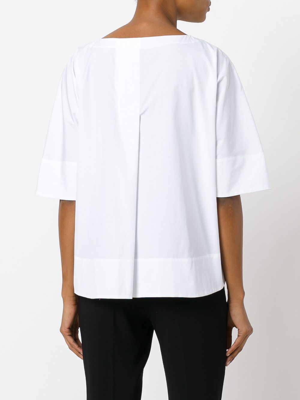 ALBERTO BIANI blusa con pieghe posteriori