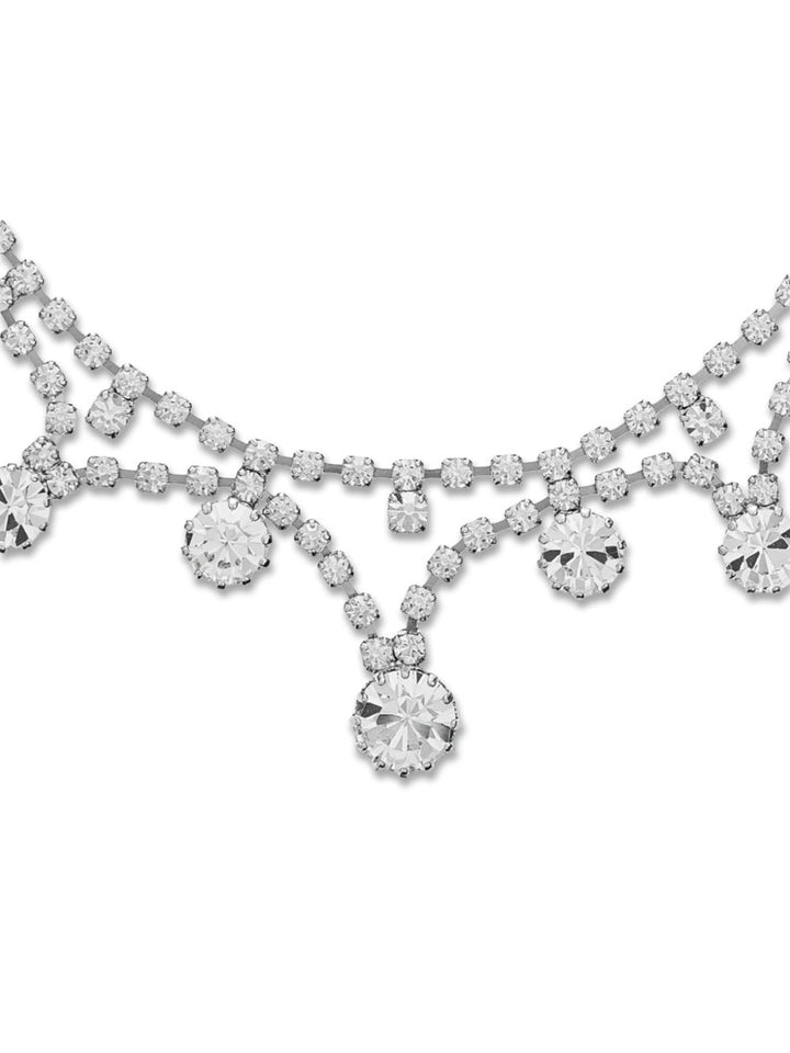 Alessandra Rich
Choker a catena con cristalli
