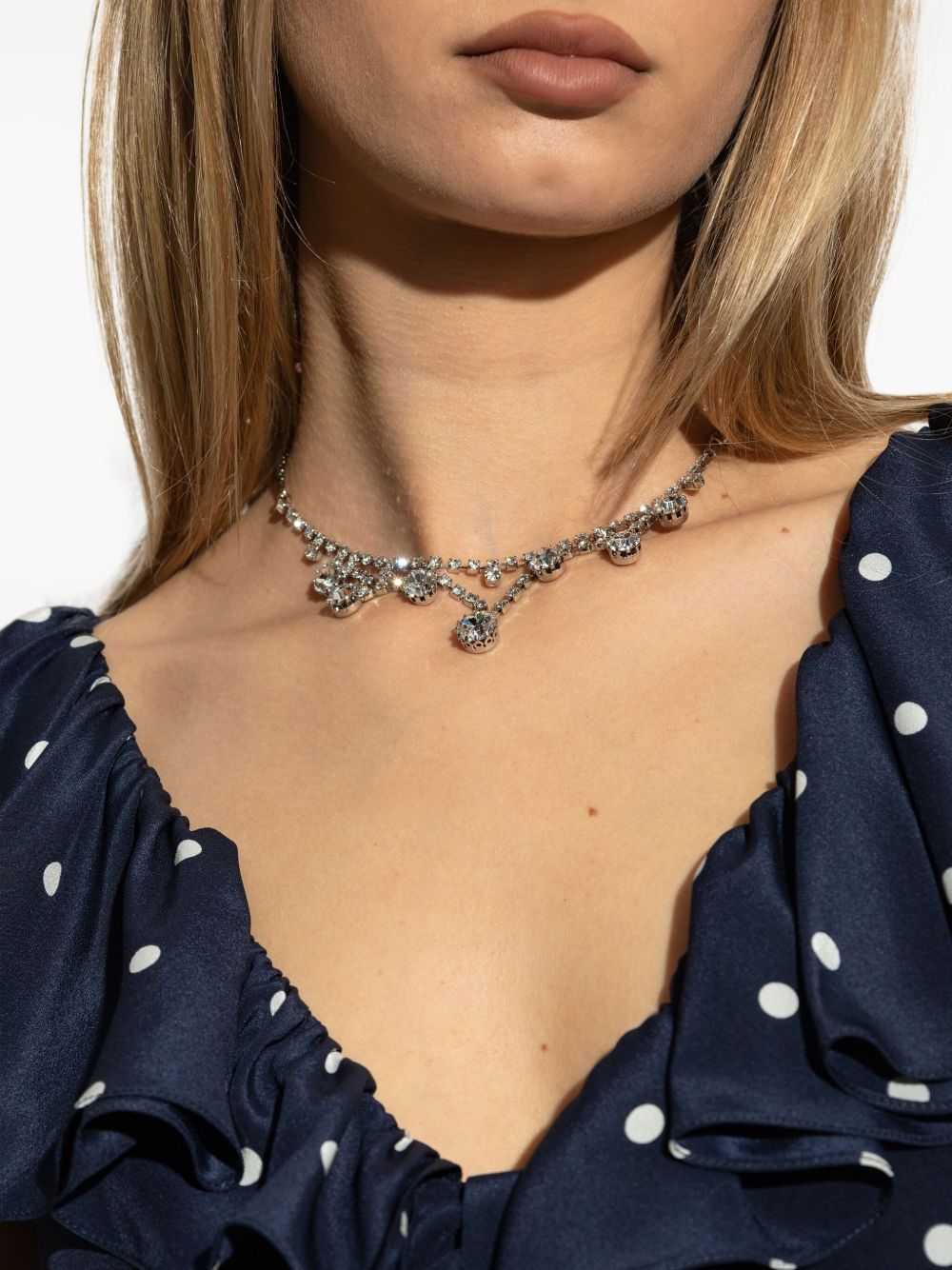Alessandra Rich
Choker a catena con cristalli