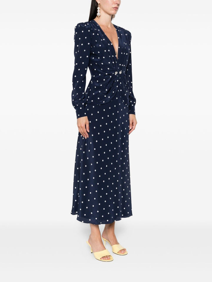Alessandra Rich
Abito midi a pois