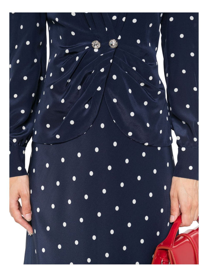Alessandra Rich
Abito midi a pois