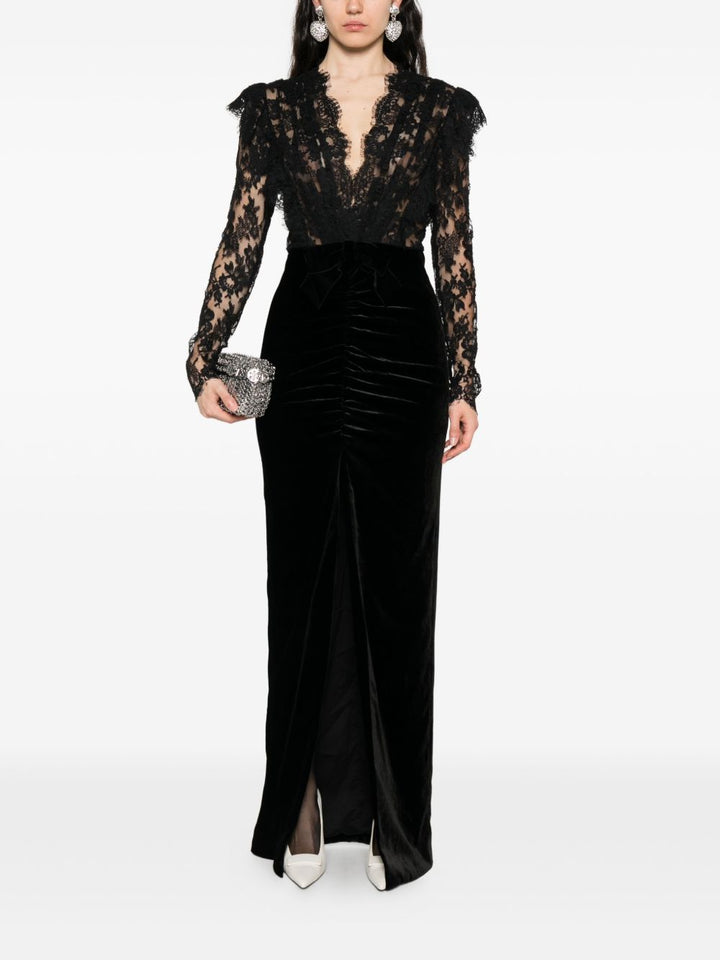 Alessandra Rich
Abito con decorazione in pizzo